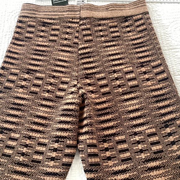 NWT Free People X Mandinga Knit Flared Pants Size L Geometric High-Waisted Boho - Picture 12 of 14